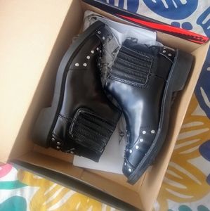 TUK leather studded chelsea boot